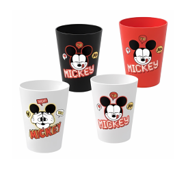 CONJUNTO DE 4 COPOS COZA CASUAL 300ML DISNEY - 14027/1983