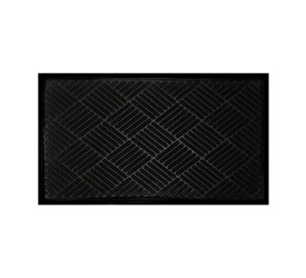 Tapete Uzoo Fenice Texturas 70x40cm Diagonal Preto Black 