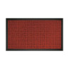 Tapete Uzoo Fenice Liso 69x39cm Vermelho