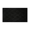 Tapete Uzoo Fenice Texturas 70x40cm Diagonal Preto Black 