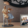 Figura Decorativa Wolff Resina Familia 16x10x33cm